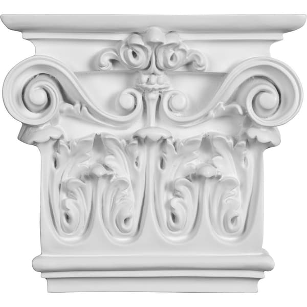 Ekena Millwork 7 1/2"W x 8 5/8"H x 2 1/2"P Artis Onlay Capital (Fits Pilasters up to 5 1/4"W x 1/2"D) CAP09X07X03AR - main